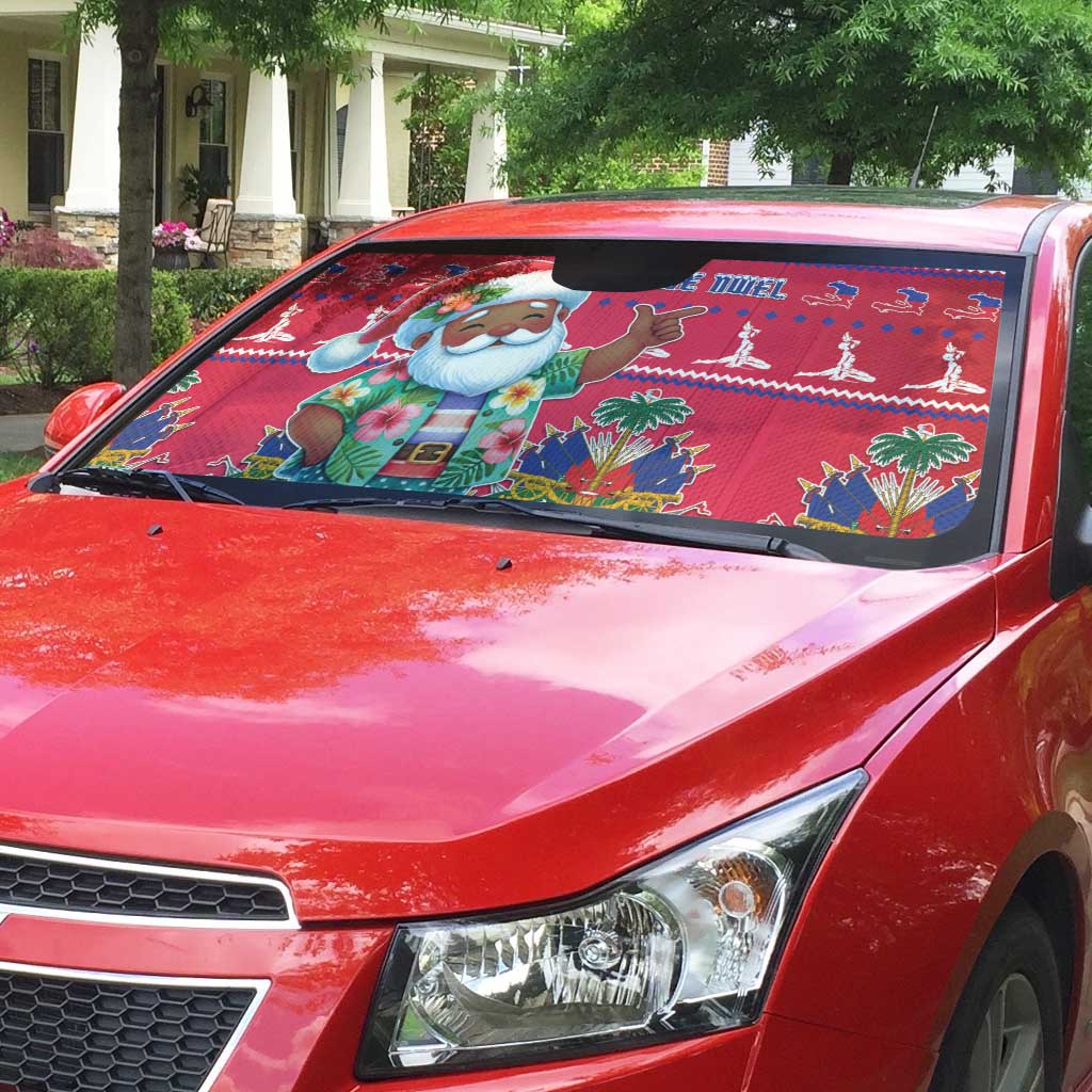 Afro Haiti Christmas Auto Sun Shade Haitian Santa Jwaye Nwel