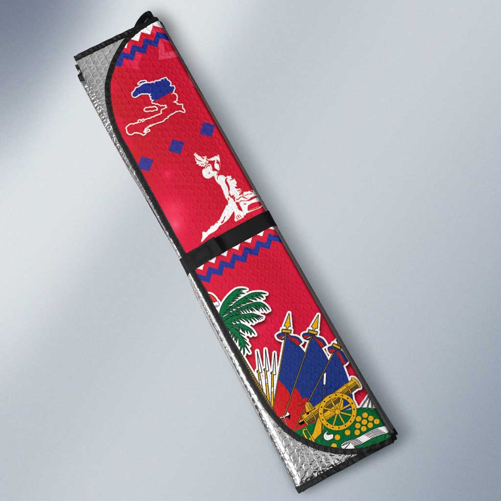 Afro Haiti Christmas Auto Sun Shade Haitian Santa Jwaye Nwel