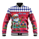 Afro Haiti Christmas Baseball Jacket Haitian Santa Jwaye Nwel - African Pride