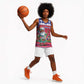 Afro Haiti Christmas Basketball Jersey Haitian Santa Jwaye Nwel - African Pride
