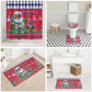 Afro Haiti Christmas Bathroom Set Haitian Santa Jwaye Nwel