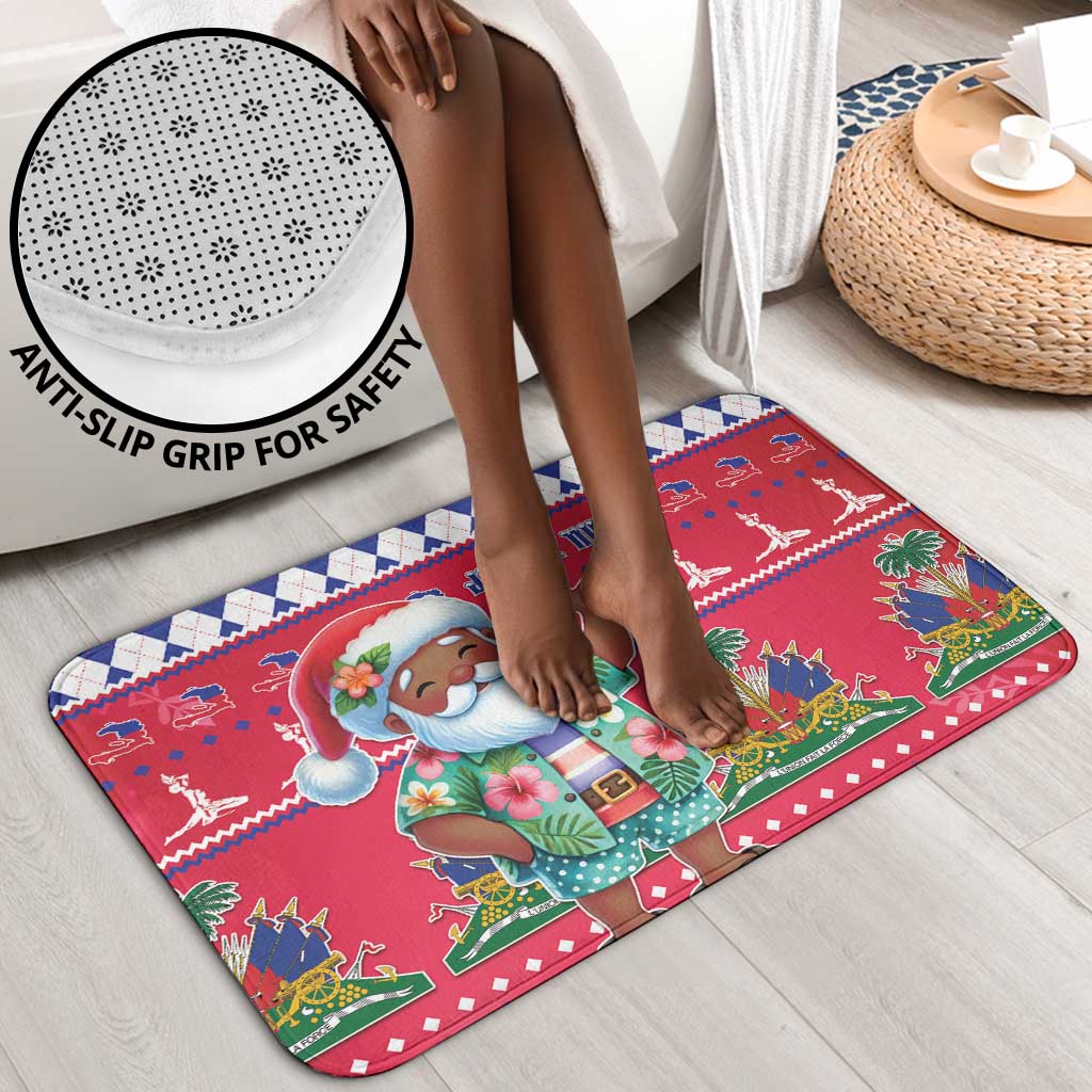 Afro Haiti Christmas Bathroom Set Haitian Santa Jwaye Nwel