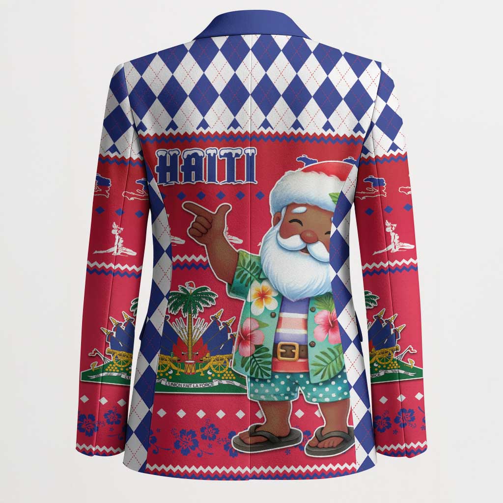 Afro Haiti Christmas Blazer Haitian Santa Jwaye Nwel