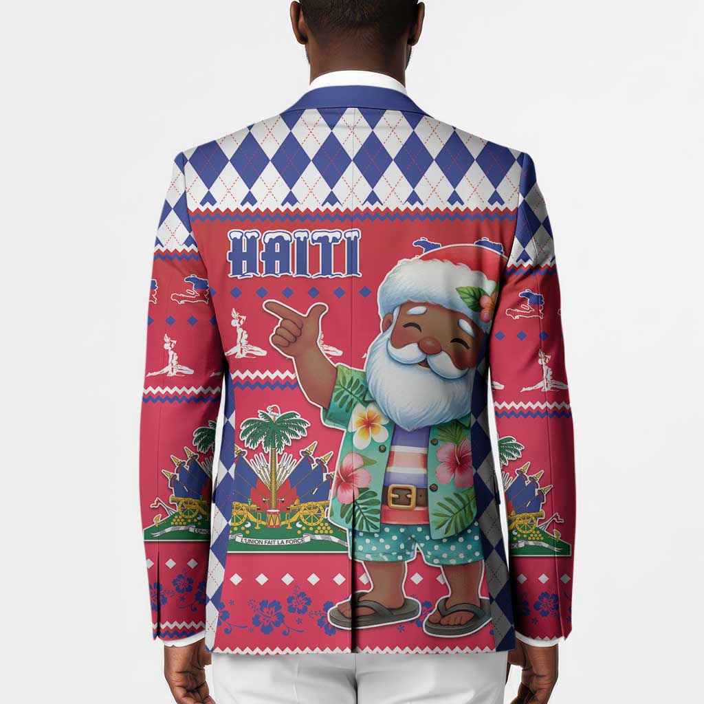 Afro Haiti Christmas Blazer Haitian Santa Jwaye Nwel