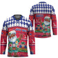 Afro Haiti Christmas Hockey Jersey Haitian Santa Jwaye Nwel