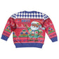 Afro Haiti Christmas Kid Ugly Christmas Sweater Haitian Santa Jwaye Nwel - African Pride