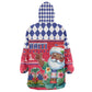 Afro Haiti Christmas Kid Wearable Blanket Hoodie Haitian Santa Jwaye Nwel - African Pride
