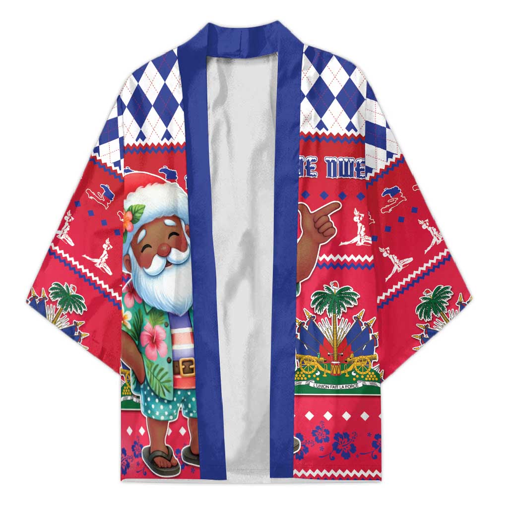 Afro Haiti Christmas Kimono Haitian Santa Jwaye Nwel