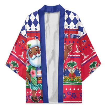 Afro Haiti Christmas Kimono Haitian Santa Jwaye Nwel