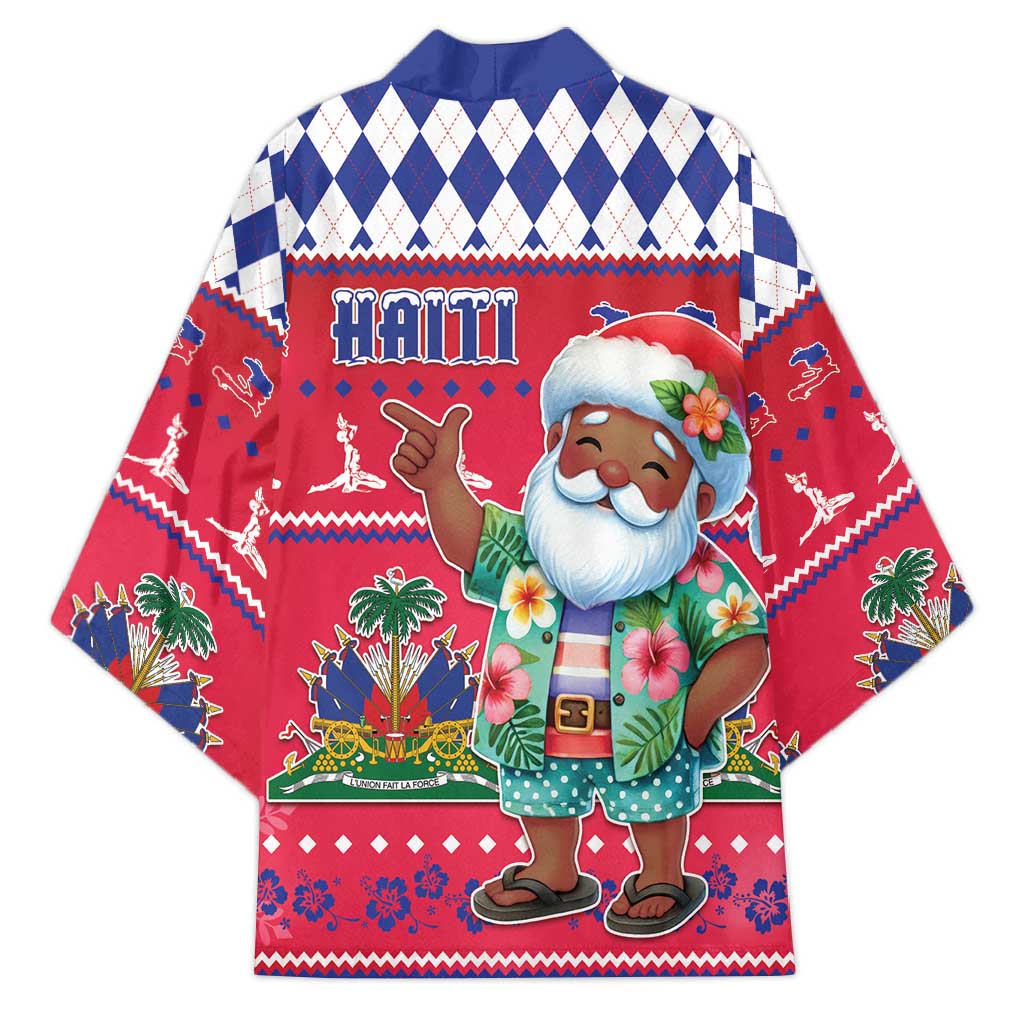 Afro Haiti Christmas Kimono Haitian Santa Jwaye Nwel