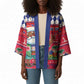 Afro Haiti Christmas Kimono Haitian Santa Jwaye Nwel
