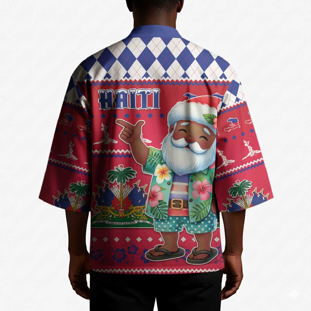 Afro Haiti Christmas Kimono Haitian Santa Jwaye Nwel