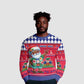 Afro Haiti Christmas Ugly Christmas Sweater Haitian Santa Jwaye Nwel - African Pride