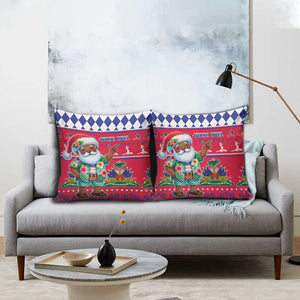 Afro Haiti Christmas Pillow Cover Haitian Santa Jwaye Nwel