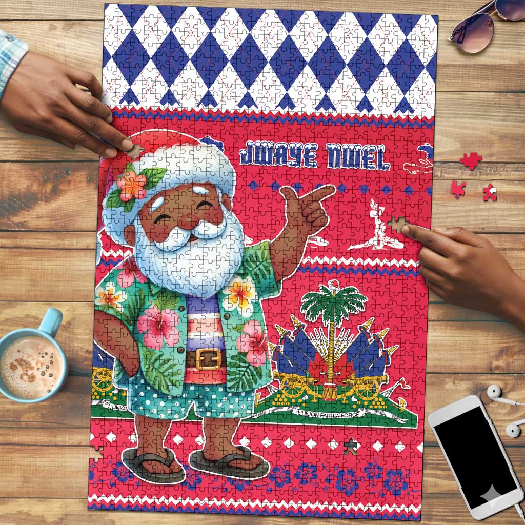 Afro Haiti Christmas Puzzle Haitian Santa Jwaye Nwel
