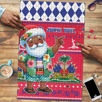 Afro Haiti Christmas Puzzle Haitian Santa Jwaye Nwel