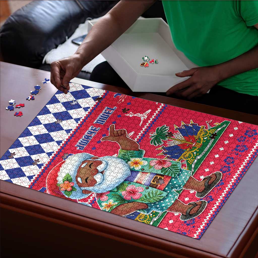 Afro Haiti Christmas Puzzle Haitian Santa Jwaye Nwel