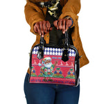 Afro Haiti Christmas Shoulder Handbag Haitian Santa Jwaye Nwel - African Pride
