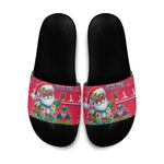 Afro Haiti Christmas Slide Sandals Haitian Santa Jwaye Nwel