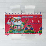 Afro Haiti Christmas Tablecloth Haitian Santa Jwaye Nwel - African Pride