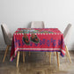 Afro Haiti Christmas Tablecloth Haitian Santa Jwaye Nwel - African Pride