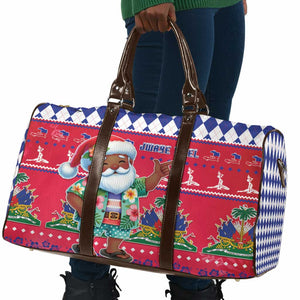 Afro Haiti Christmas Travel Bag Haitian Santa Jwaye Nwel