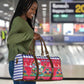 Afro Haiti Christmas Travel Bag Haitian Santa Jwaye Nwel
