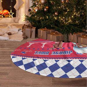Afro Haiti Christmas Tree Skirt Haitian Santa Jwaye Nwel - African Pride