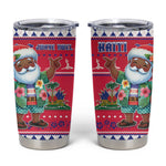 Afro Haiti Christmas Tumbler Cup Haitian Santa Jwaye Nwel - African Pride