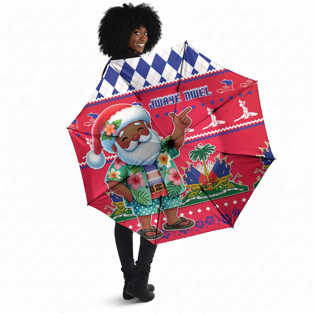 Afro Haiti Christmas Umbrella Haitian Santa Jwaye Nwel