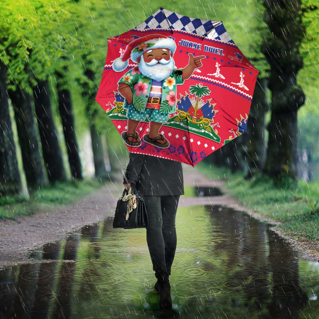 Afro Haiti Christmas Umbrella Haitian Santa Jwaye Nwel