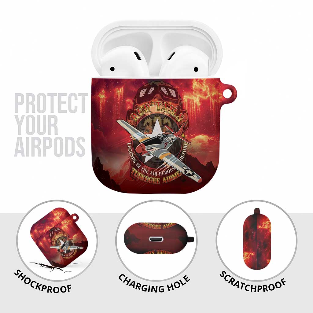 Red Tails Tuskegee Airmen AirPods Case Honoring The Legend