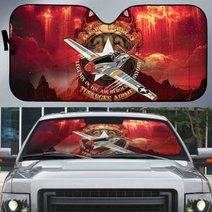 Red Tails Tuskegee Airmen Auto Sun Shade Honoring The Legend