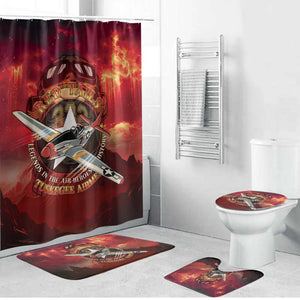 Red Tails Tuskegee Airmen Bathroom Set Honoring The Legend