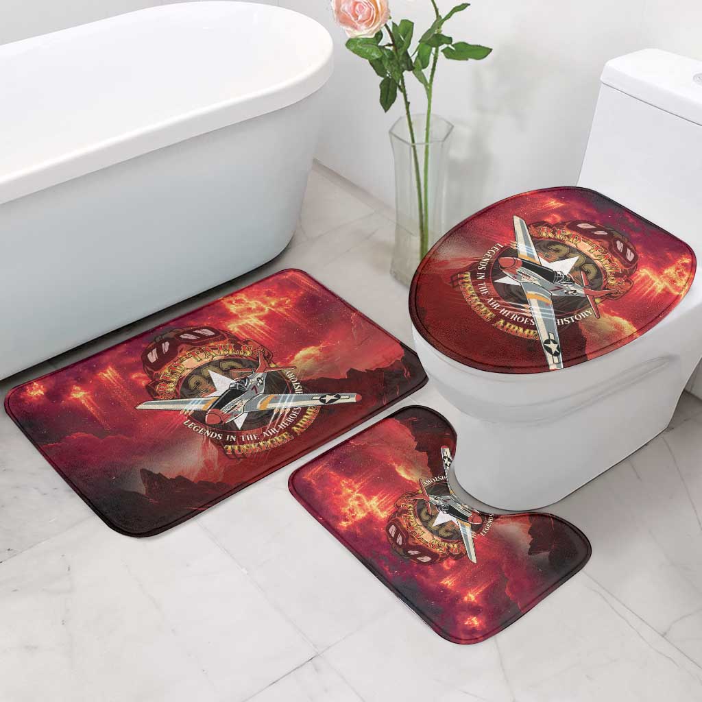 Red Tails Tuskegee Airmen Bathroom Set Honoring The Legend