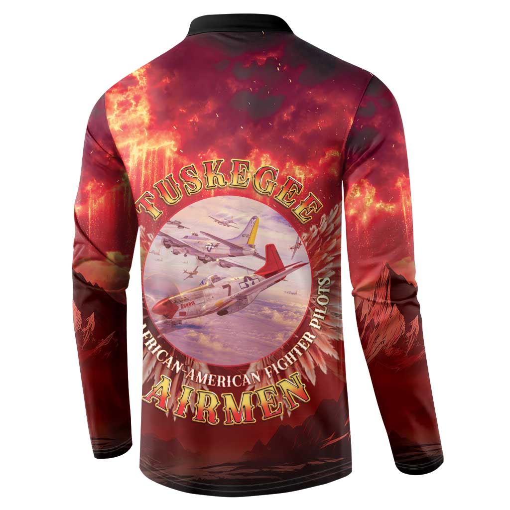 Red Tails Tuskegee Airmen Button Sweatshirt Honoring The Legend