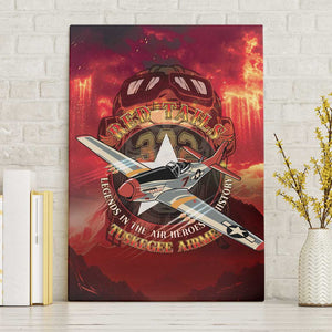 Red Tails Tuskegee Airmen Canvas Wall Art Honoring The Legend