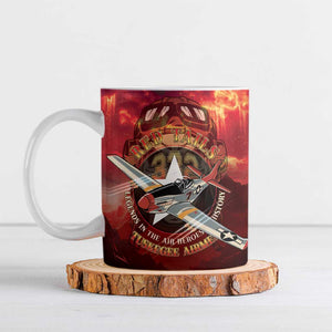 Red Tails Tuskegee Airmen Ceramic Mug Honoring The Legend