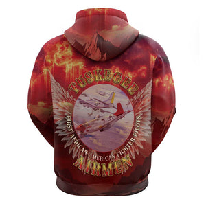 Red Tails Tuskegee Airmen Hoodie Honoring The Legend