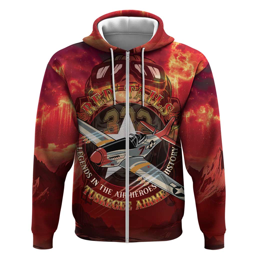 Red Tails Tuskegee Airmen Hoodie Honoring The Legend