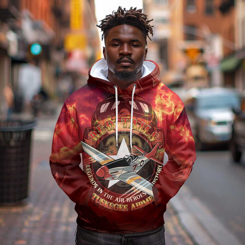 Red Tails Tuskegee Airmen Hoodie Honoring The Legend