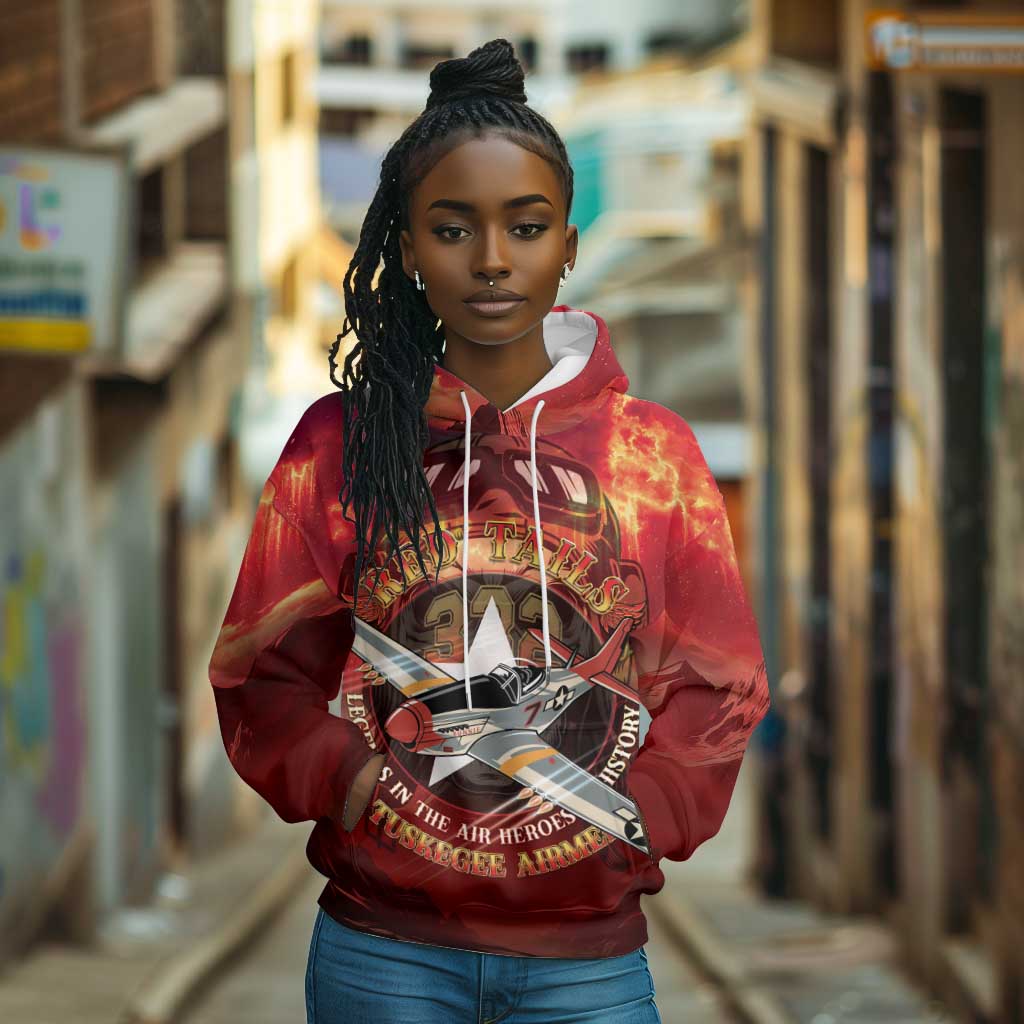 Red Tails Tuskegee Airmen Hoodie Honoring The Legend