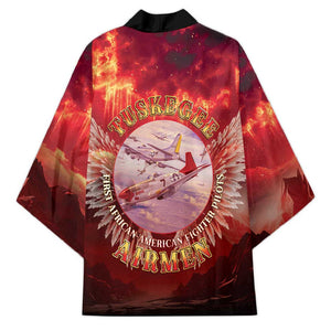 Red Tails Tuskegee Airmen Kimono Honoring The Legend