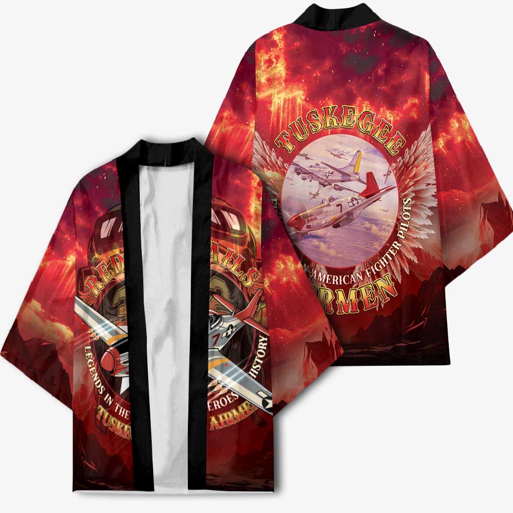 Red Tails Tuskegee Airmen Kimono Honoring The Legend