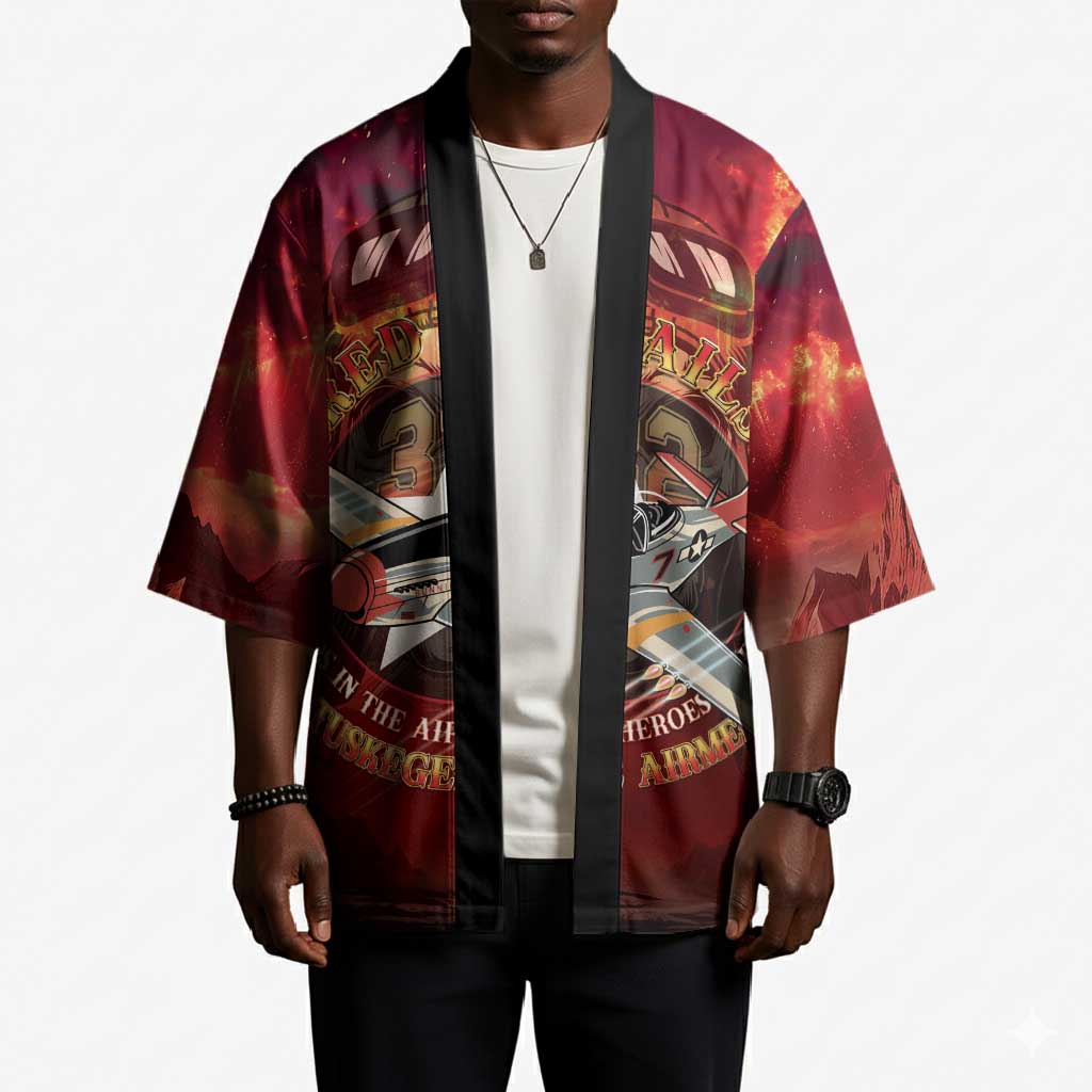 Red Tails Tuskegee Airmen Kimono Honoring The Legend
