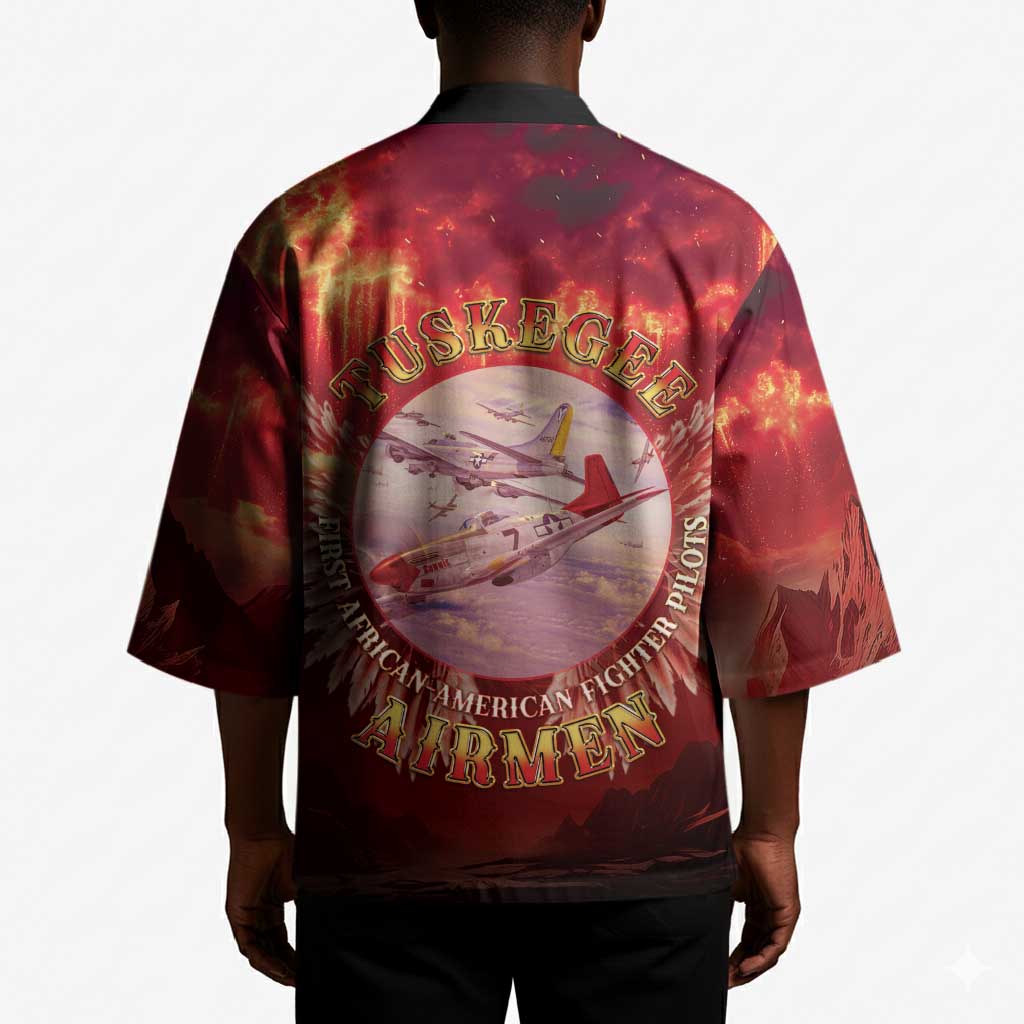 Red Tails Tuskegee Airmen Kimono Honoring The Legend