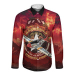 Red Tails Tuskegee Airmen Long Sleeve Button Shirt Honoring The Legend