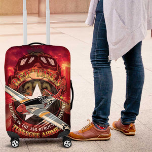 Red Tails Tuskegee Airmen Luggage Cover Honoring The Legend