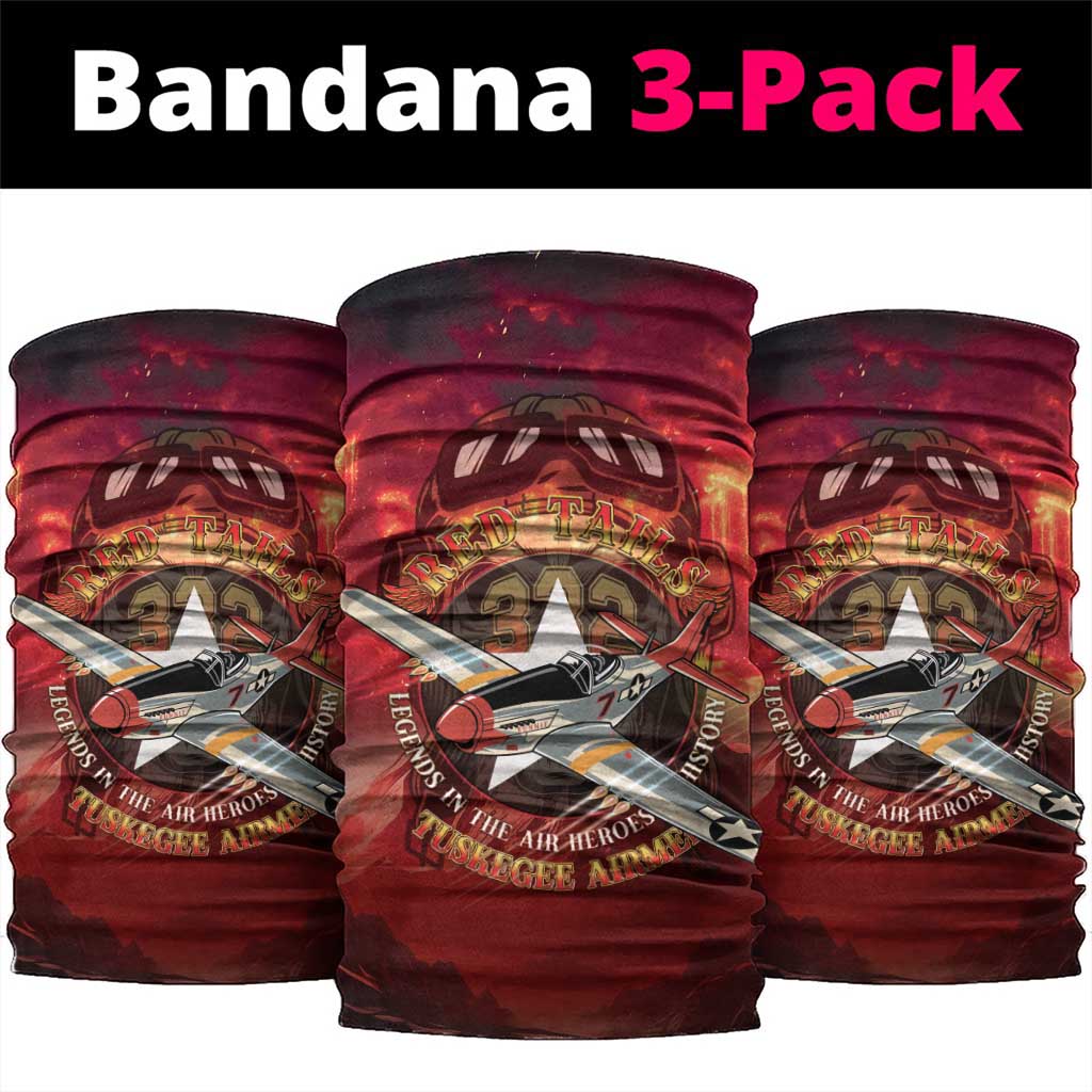 Red Tails Tuskegee Airmen Neck Gaiter Honoring The Legend