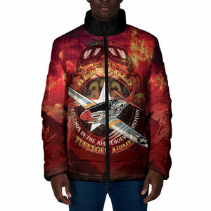 Red Tails Tuskegee Airmen Padded Jacket Honoring The Legend